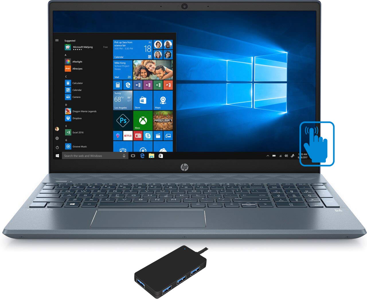 Amazon.com: HP Pavilion - 15-cs3073cl-Plus portátil doméstico y